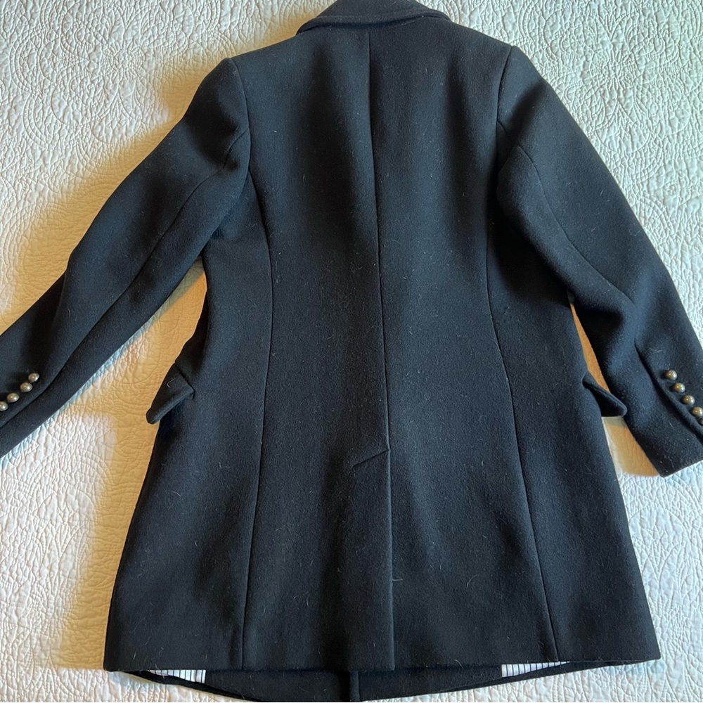 Nili Lotan Black Pea Coat - Picture 13 of 15